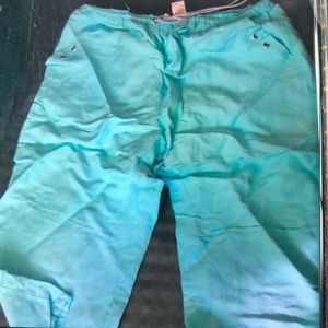 MOVING SALE NO HAGGLING WOMEN SHERRY TAYLOR XL LIGHT BLUE CAPRIS PANTS.
